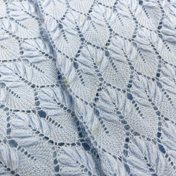 Vintage Montgomery Ward Womens 60s 70s Crochet Cardigan Japan Coquette Cottage - Picture 9 of 11